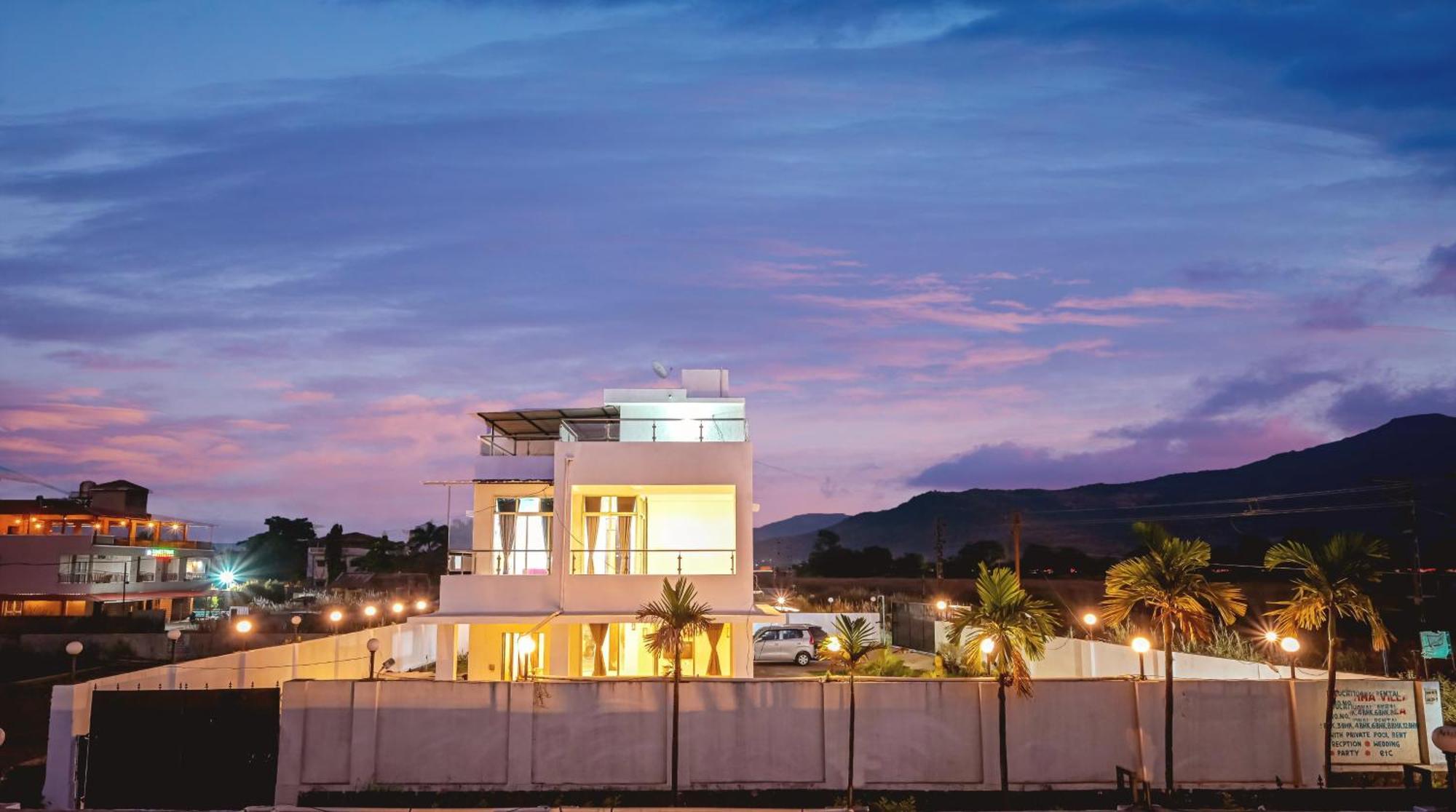Ll Empyrean Stays II 6Bhk Big Daddy Villa II Private Pool II Ac II View Ll Лонавла Екстер'єр фото